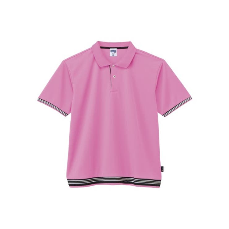 ピンク | 【LIFEMAX】裾ラインリブドライポロシャツ | Etre pret