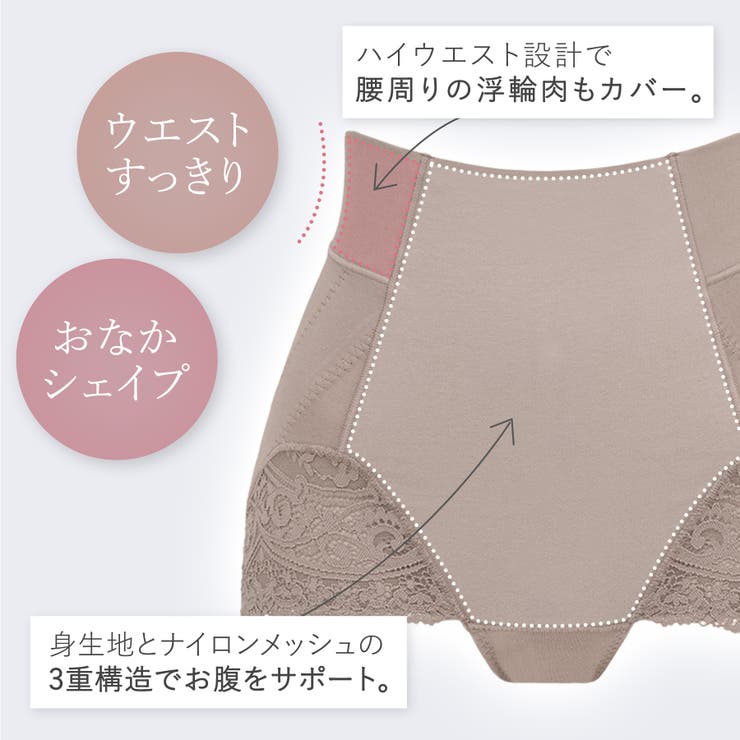 やわらか綿混ハイウエストショーツ２４ | BRADELIS NEW YORK | 詳細画像6 