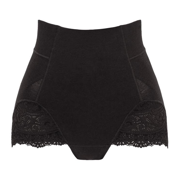 ブラック | やわらか綿混ハイウエストショーツ２４ | BRADELIS NEW YORK