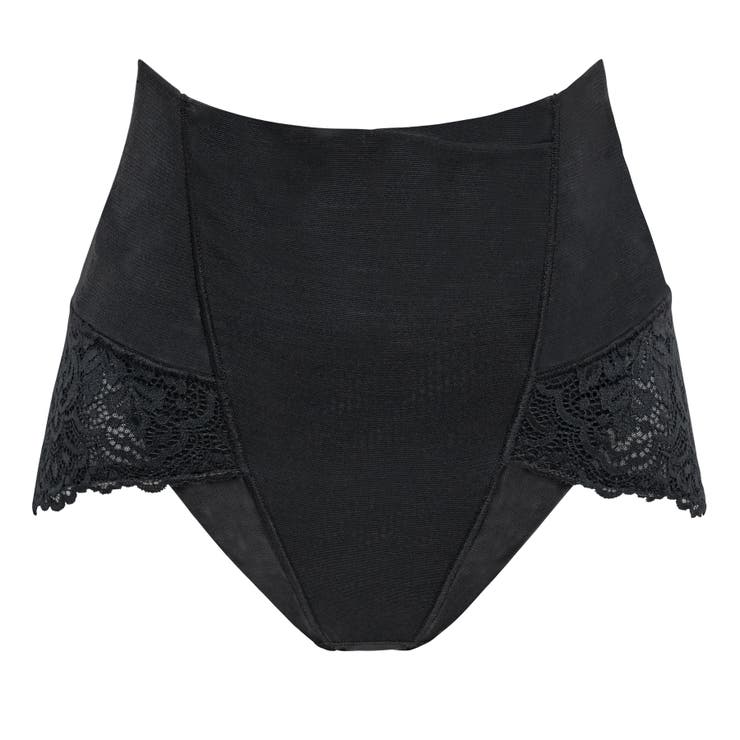 ブラック | レーシーハイウエストショーツ２５ | BRADELIS NEW YORK