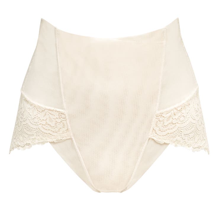 エクリュ | レーシーハイウエストショーツ２５ | BRADELIS NEW YORK