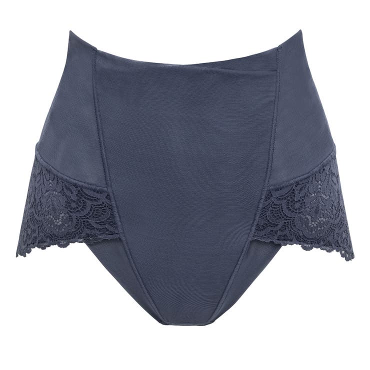 インディゴブルー | レーシーハイウエストショーツ２５ | BRADELIS NEW YORK