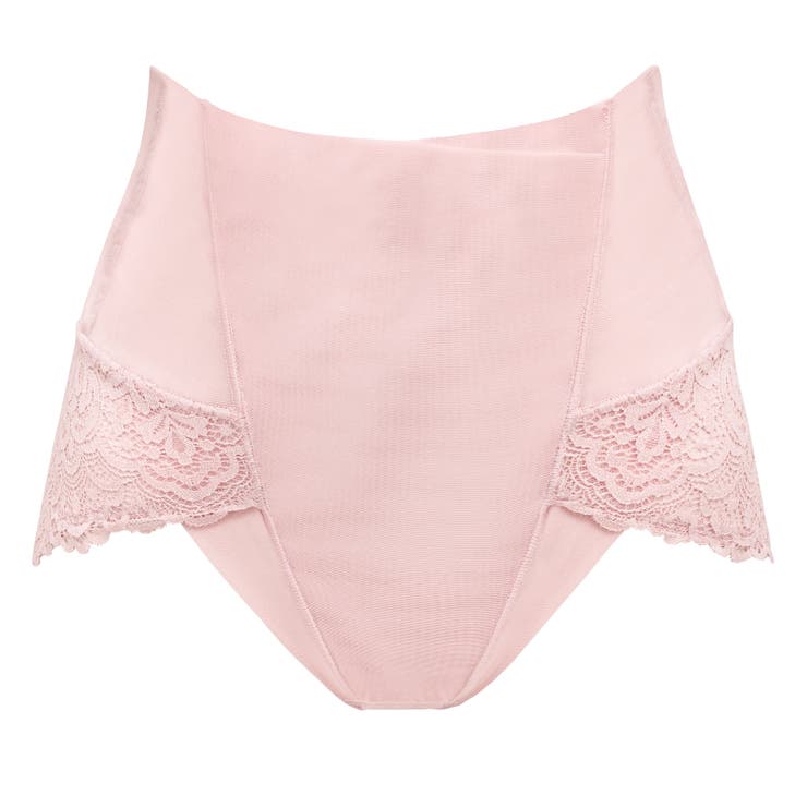 桜ピンク | レーシーハイウエストショーツ２５ | BRADELIS NEW YORK