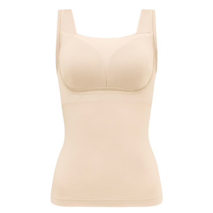 バタークリーム | ゆきねえとろりソフトシルク混ブラキャミ２５ | BRADELIS NEW YORK