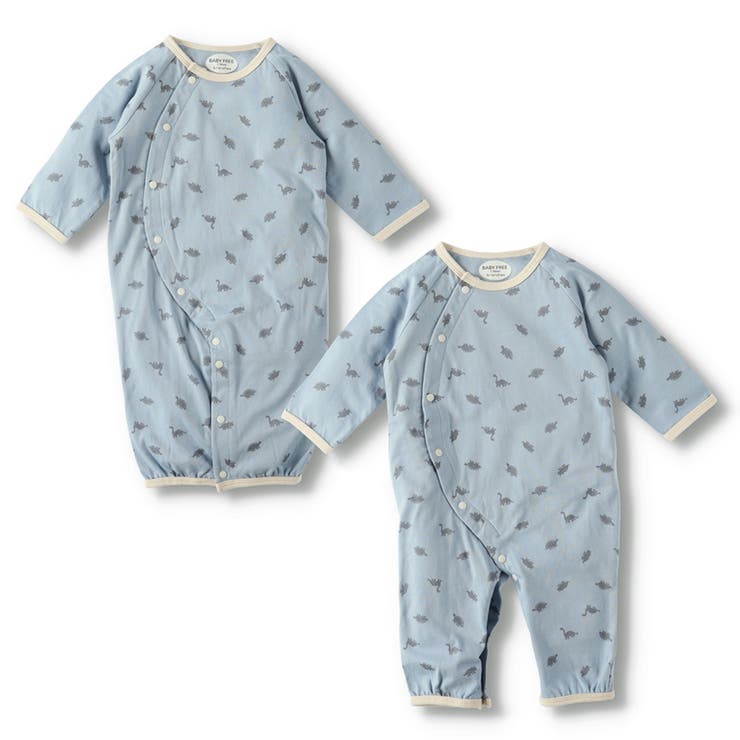 恐竜柄肌着 付き2wayオール 品番 Brsk0002148 Branshes ブランシェス のキッズファッション通販 Shoplist ショップリスト