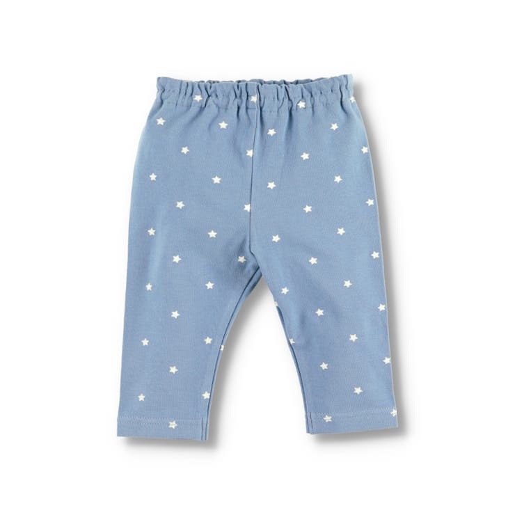 ブルーグレー | アソート柄7分丈レギンス 子供服 キッズ | ブランシェス