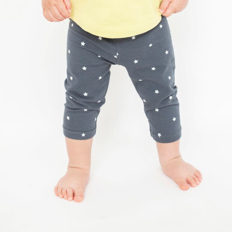 チャコールグレー | アソート柄7分丈レギンス 子供服 キッズ | ブランシェス