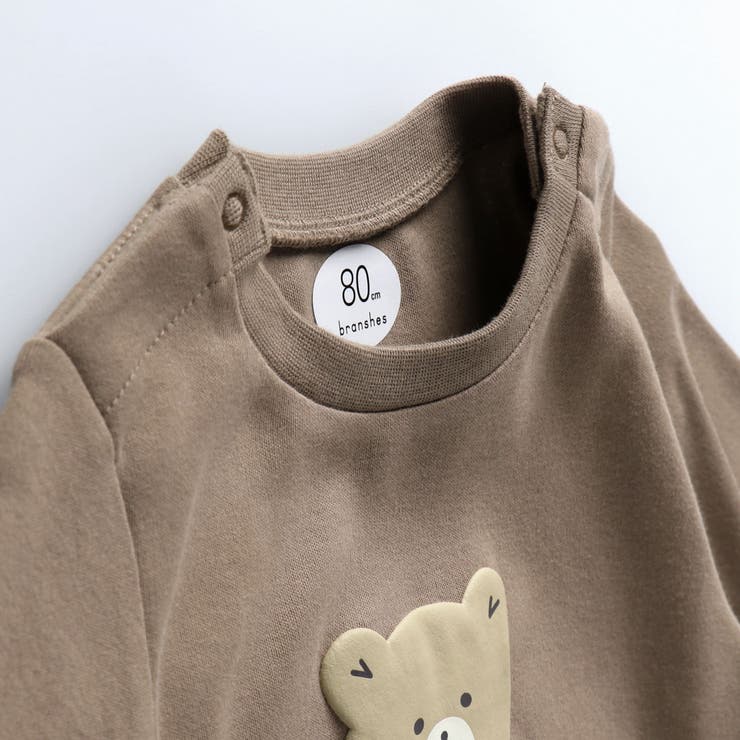 【あにまるシリーズ】発泡プリント長袖カバーオール 子供服 キッズ | ブランシェス | 詳細画像11 