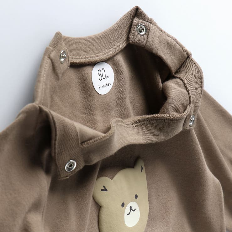 【あにまるシリーズ】発泡プリント長袖カバーオール 子供服 キッズ | ブランシェス | 詳細画像12 
