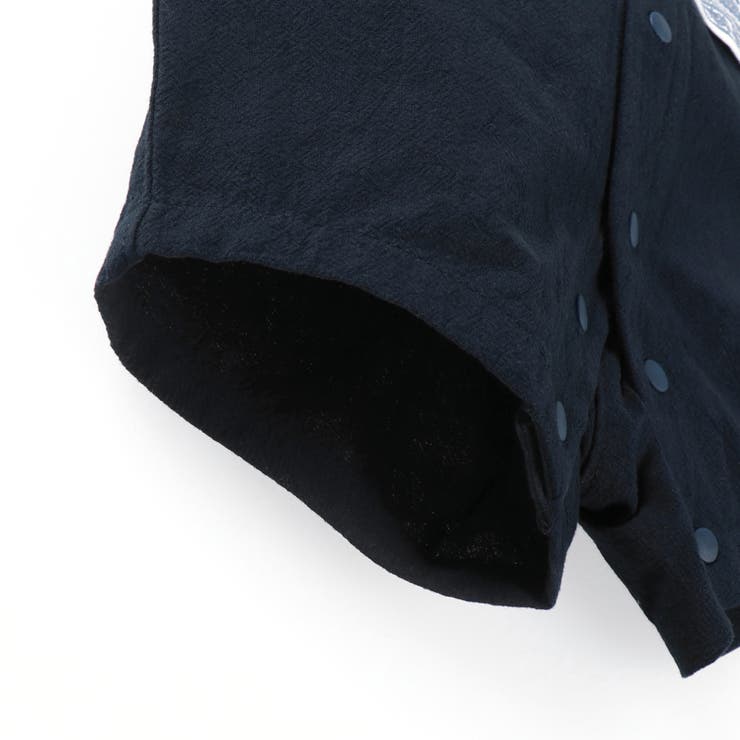 プロヴァンスプリントシャツレイヤード半袖カバーオール 子供服 キッズ | ブランシェス | 詳細画像11 