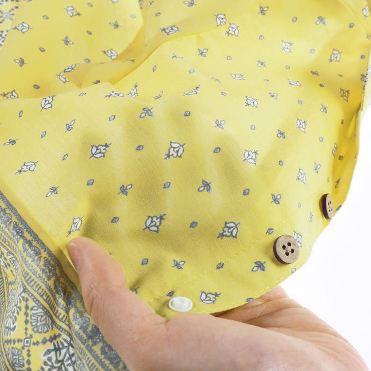 プロヴァンスプリントシャツレイヤード半袖カバーオール 子供服 キッズ | ブランシェス | 詳細画像21 