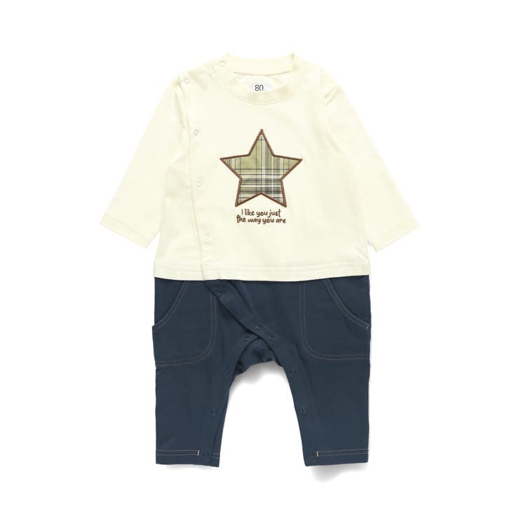 【おそろい】長袖カバーオール | ブランシェス | 詳細画像2 