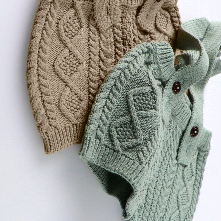 ニットサロペット＋ボディースーツセット | ブランシェス | 詳細画像12 