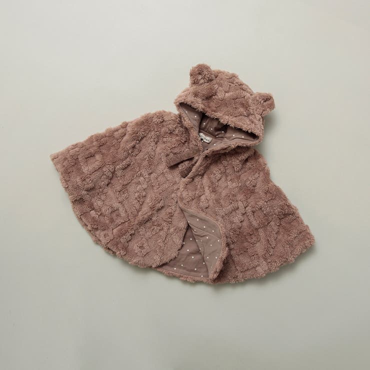 【ベビー】ケーブル柄ケープ | ブランシェス | 詳細画像16 