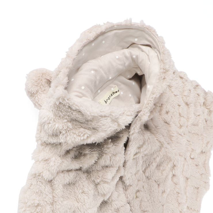 【ベビー】ケーブル柄ケープ | ブランシェス | 詳細画像5 