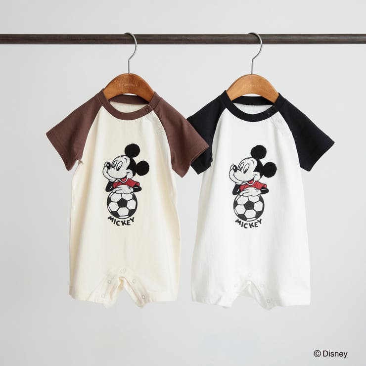 Disney/ディズニー】サガラ刺繍ラグラン半袖 カバーオール[品番：BRSK0008236]｜BRANSHES（ブランシェス）のキッズファッション通販｜SHOPLIST（ショップリスト）