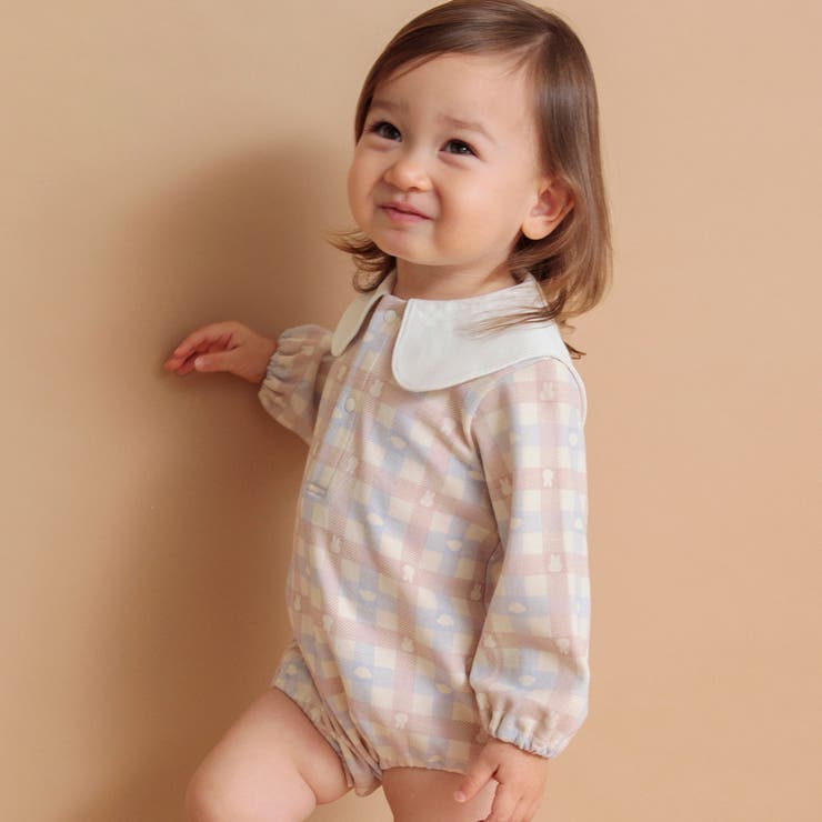 【boris/ボリス】おしりモチーフ長袖カバーオール | ブランシェス | 詳細画像4 