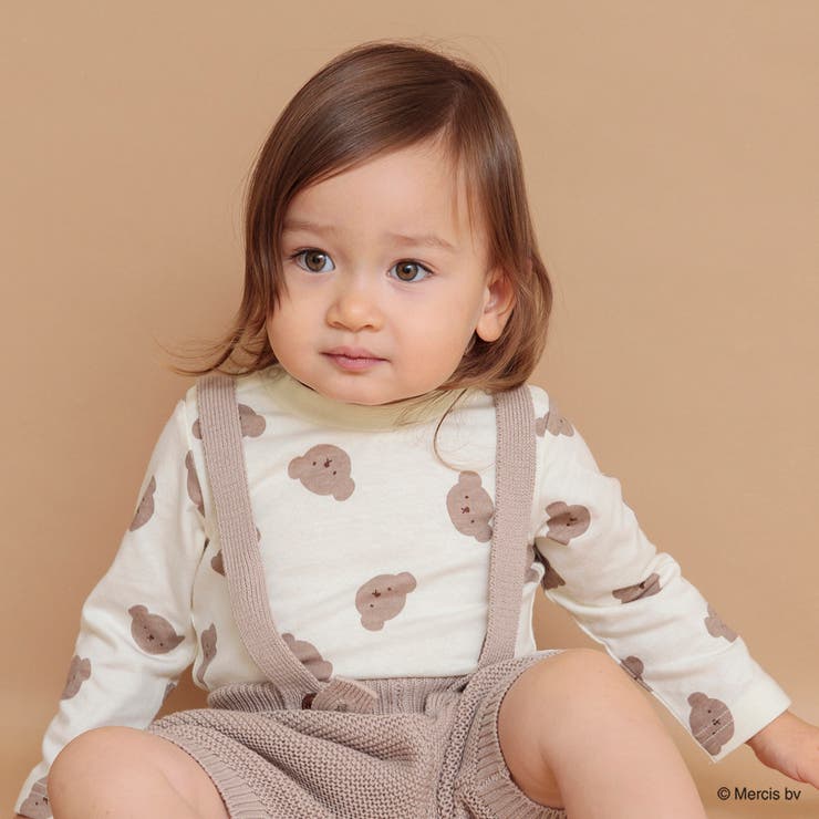 アイボリー | 【boris/ボリス】総柄ロンパース | ブランシェス