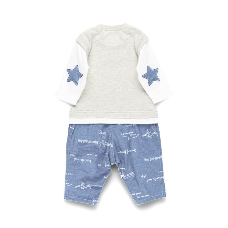 星モチーフ長袖カバーオール | ブランシェス | 詳細画像12 