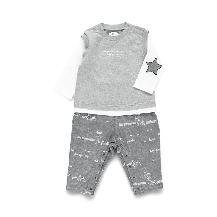 星モチーフ長袖カバーオール | ブランシェス | 詳細画像13 