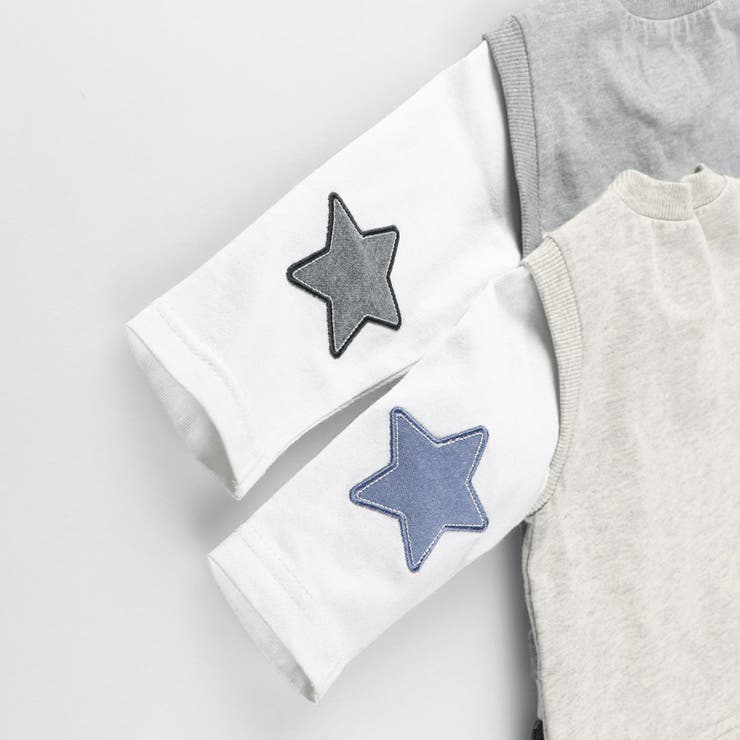 星モチーフ長袖カバーオール | ブランシェス | 詳細画像6 