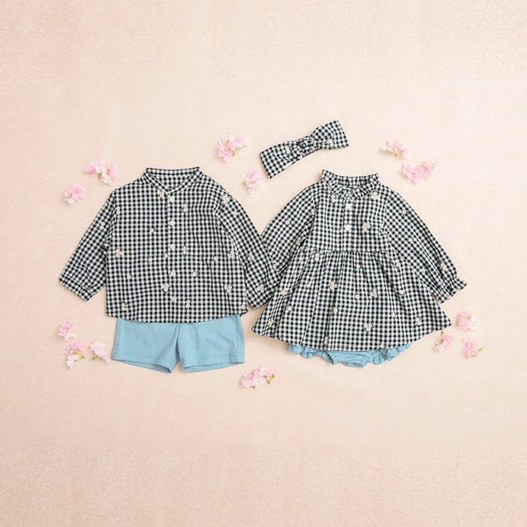 【おそろい】さくら刺繍長袖トップス＆ボトムスセット | ブランシェス | 詳細画像22 