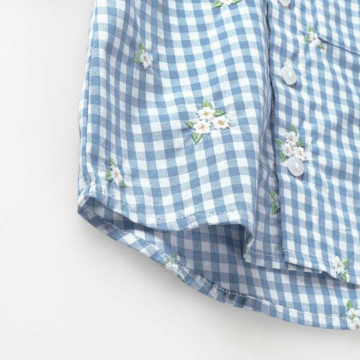 【おそろい】さくら刺繍長袖トップス＆ボトムスセット | ブランシェス | 詳細画像8 