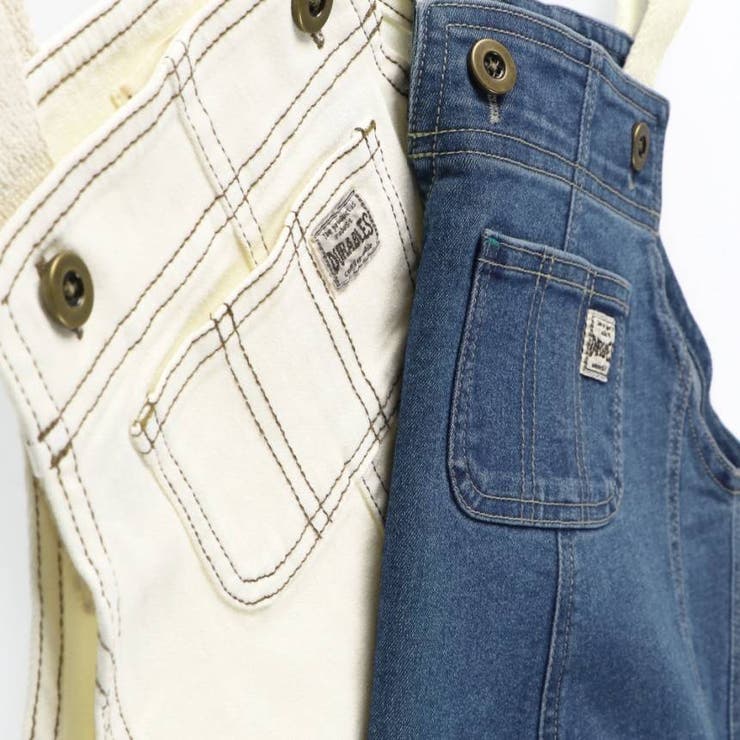 【キッズとリンクコーデ】デニム／ツイル サロペット | ブランシェス | 詳細画像12 