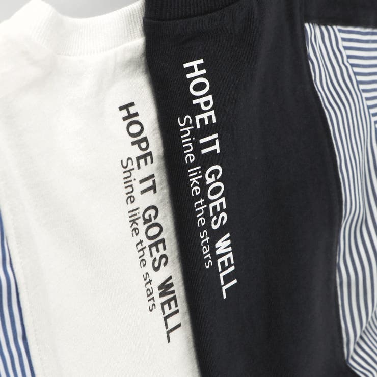 【キッズとリンクコーデ】異素材切り替え半袖カバーオール | ブランシェス | 詳細画像9 