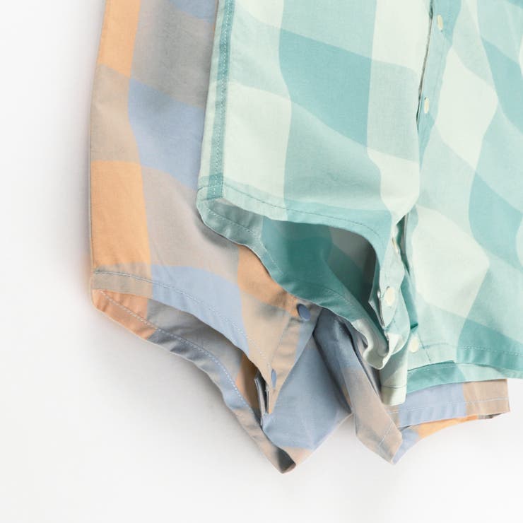 【おそろい】ブロックチェックカバーオール | ブランシェス | 詳細画像10 