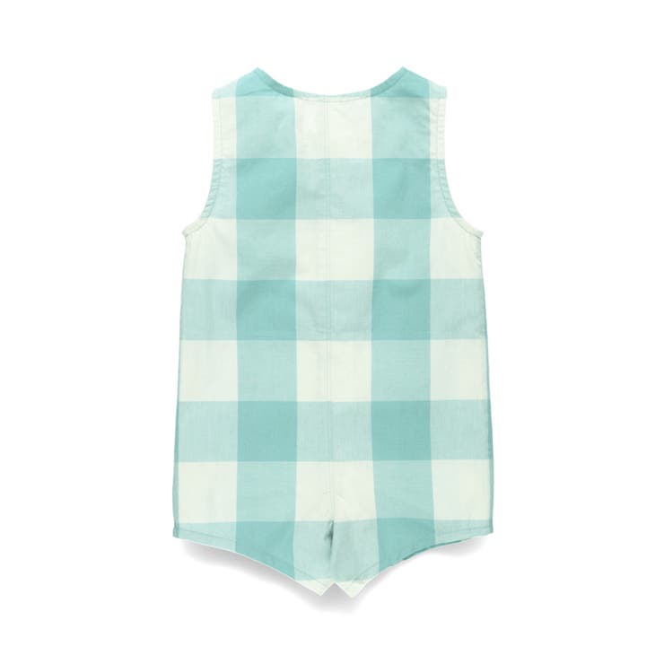 【おそろい】ブロックチェックカバーオール | ブランシェス | 詳細画像15 