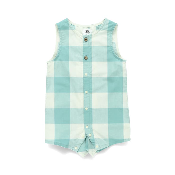 【おそろい】ブロックチェックカバーオール | ブランシェス | 詳細画像5 