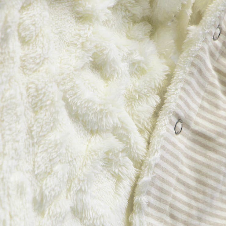 【ベビー】ケーブル柄クマ耳ベスト | ブランシェス | 詳細画像3