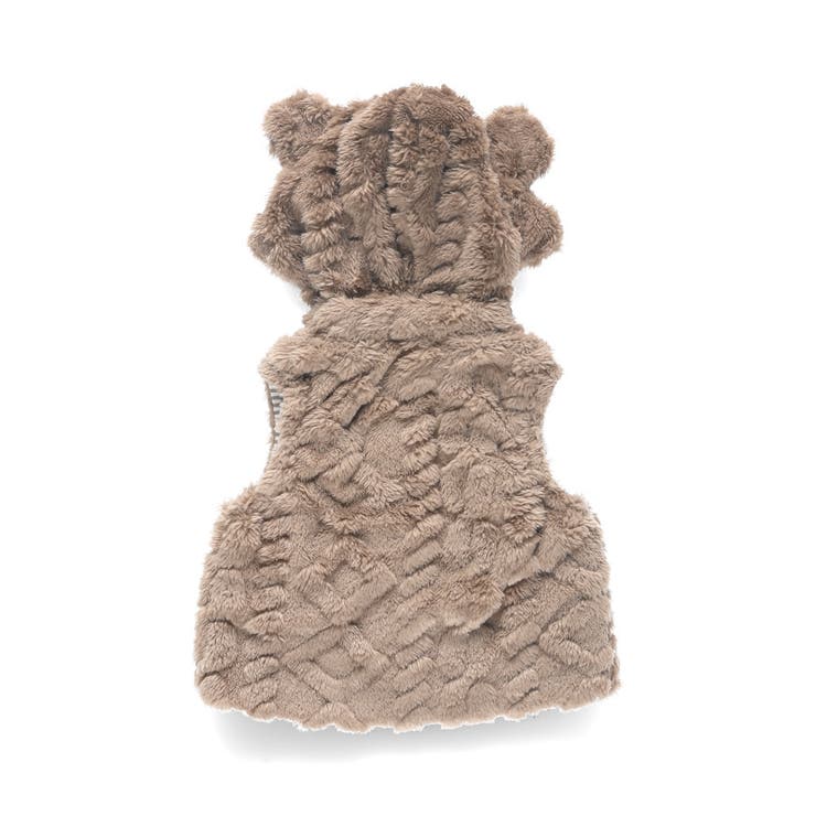 【ベビー】ケーブル柄クマ耳ベスト | ブランシェス | 詳細画像4