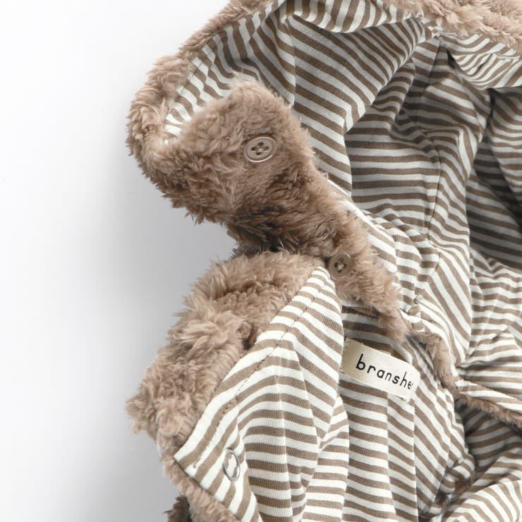 【ベビー】ケーブル柄クマ耳ベスト | ブランシェス | 詳細画像7