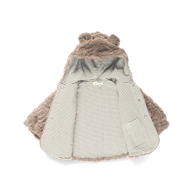 【ベビー】ケーブル柄ケープ | ブランシェス | 詳細画像5