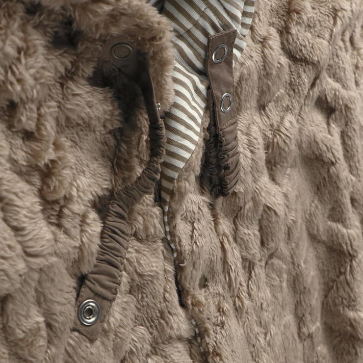 【ベビー】ケーブル柄ケープ | ブランシェス | 詳細画像7