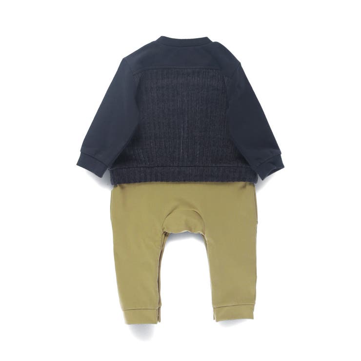 【おそろい】異素材切り替えカバーオール | ブランシェス | 詳細画像11 