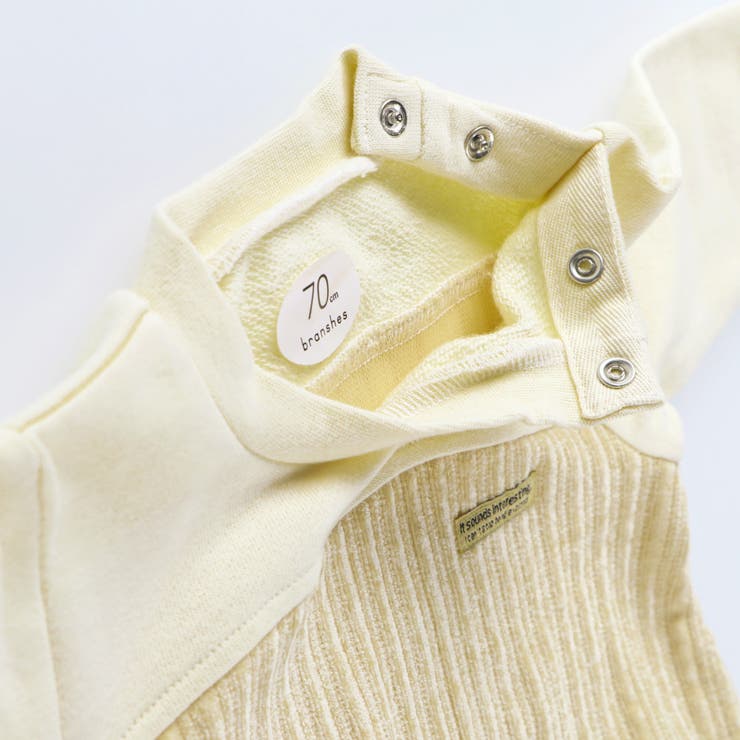 【おそろい】異素材切り替えカバーオール | ブランシェス | 詳細画像4 