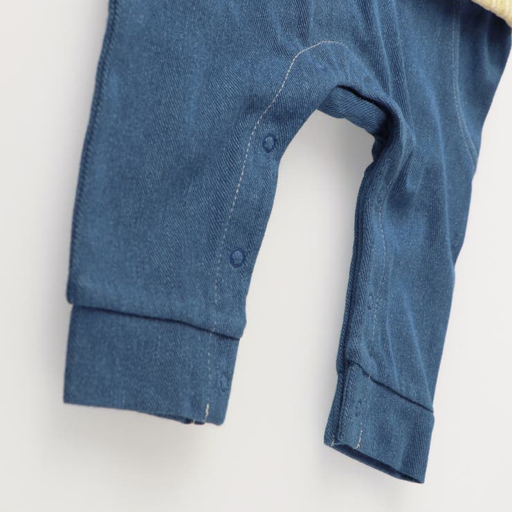 【おそろい】異素材切り替えカバーオール | ブランシェス | 詳細画像7 