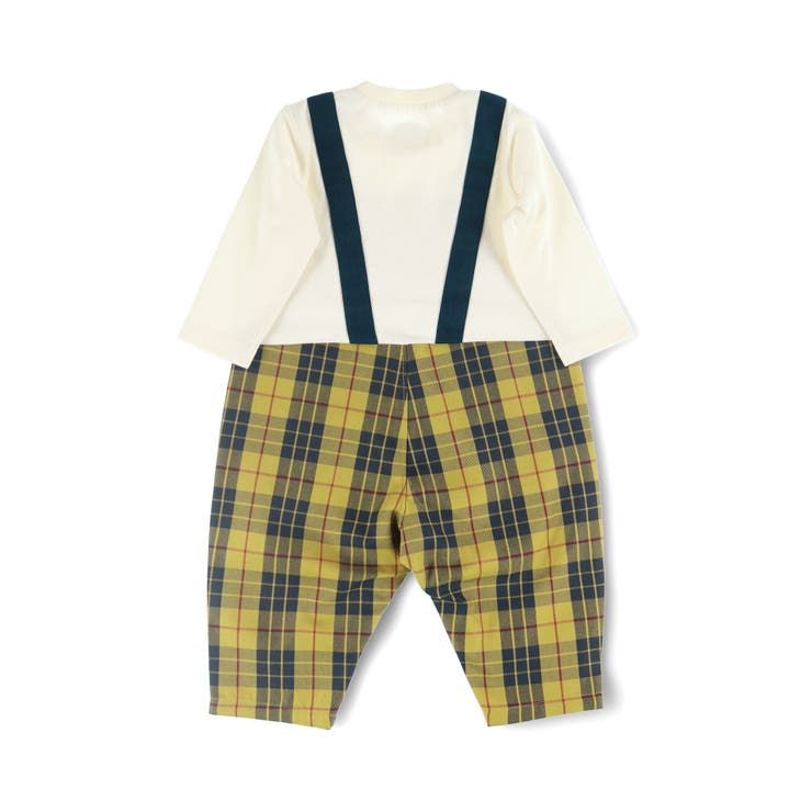 【おそろい】チェック柄カバーオール | ブランシェス | 詳細画像2 