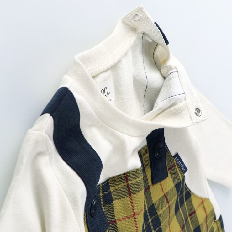 【おそろい】チェック柄カバーオール | ブランシェス | 詳細画像4 