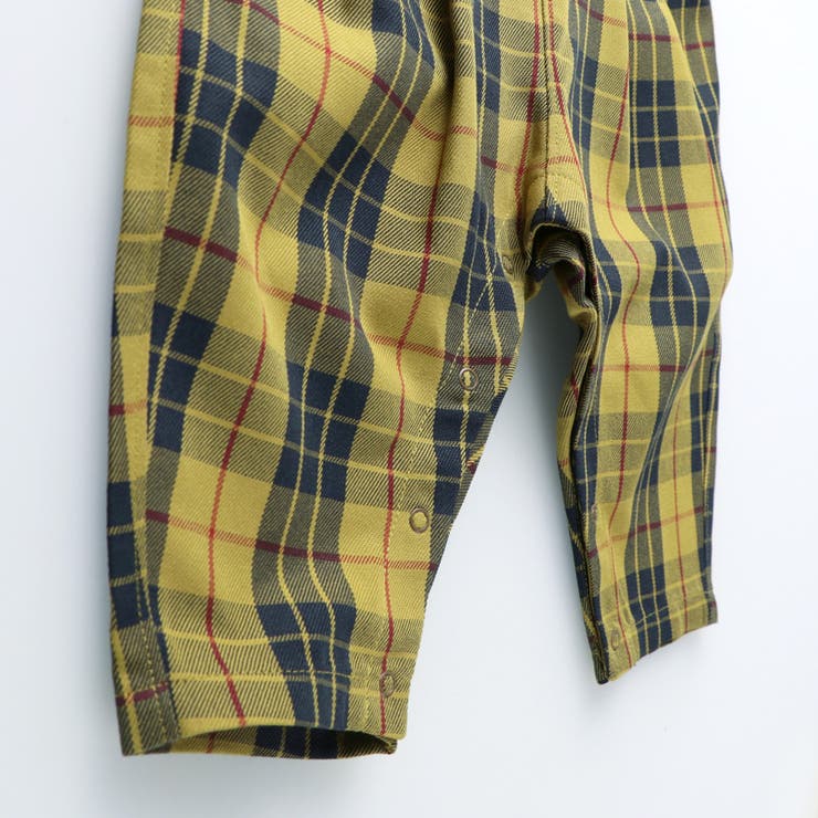 【おそろい】チェック柄カバーオール | ブランシェス | 詳細画像7 