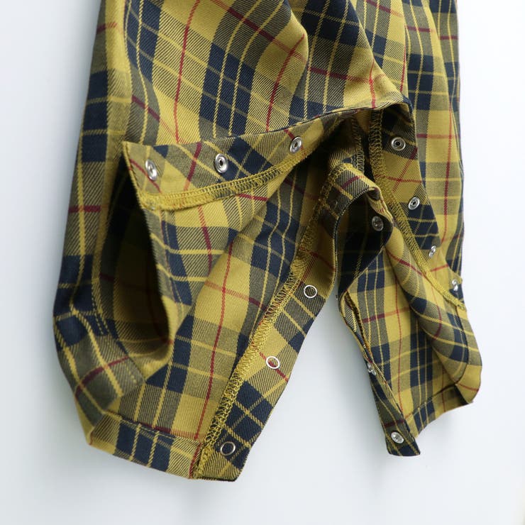 【おそろい】チェック柄カバーオール | ブランシェス | 詳細画像8 