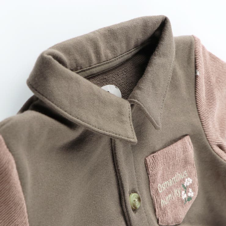 【おそろい】きんもくせい刺しゅうカバーオール | ブランシェス | 詳細画像15 