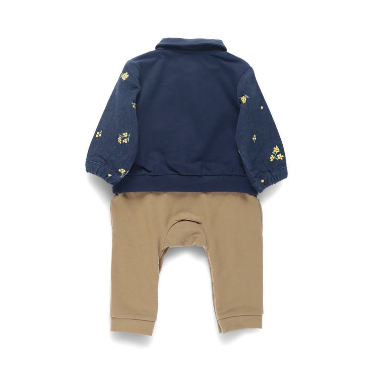 【おそろい】きんもくせい刺しゅうカバーオール | ブランシェス | 詳細画像8 