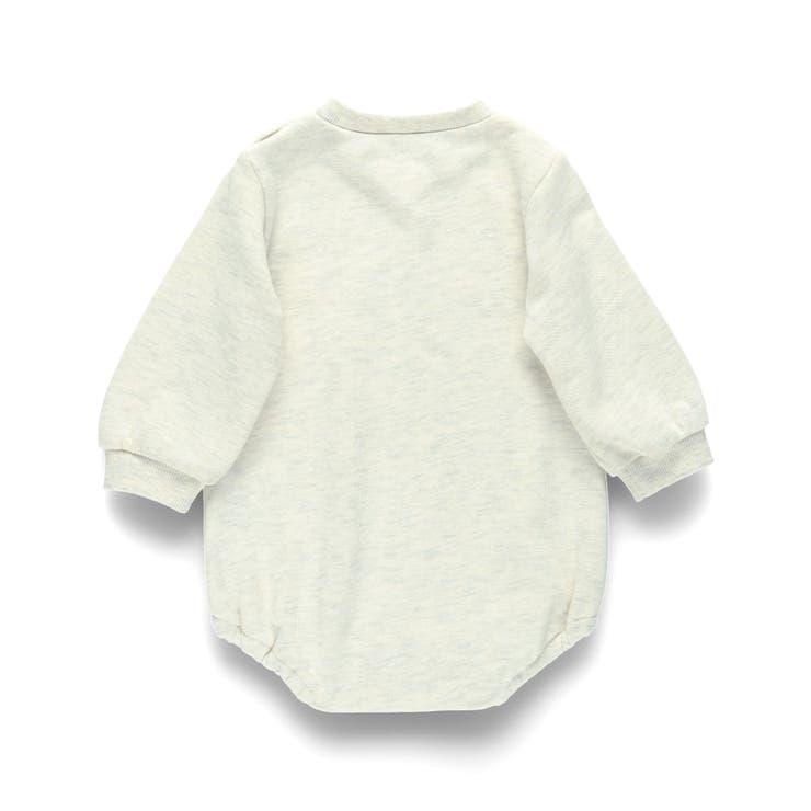 ロゴアップリケ裏毛カバーオール | ブランシェス | 詳細画像7 