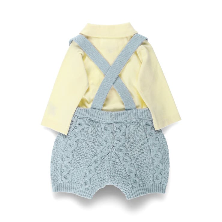 ニットサロペット＆衿付きボディスーツ | ブランシェス | 詳細画像14 