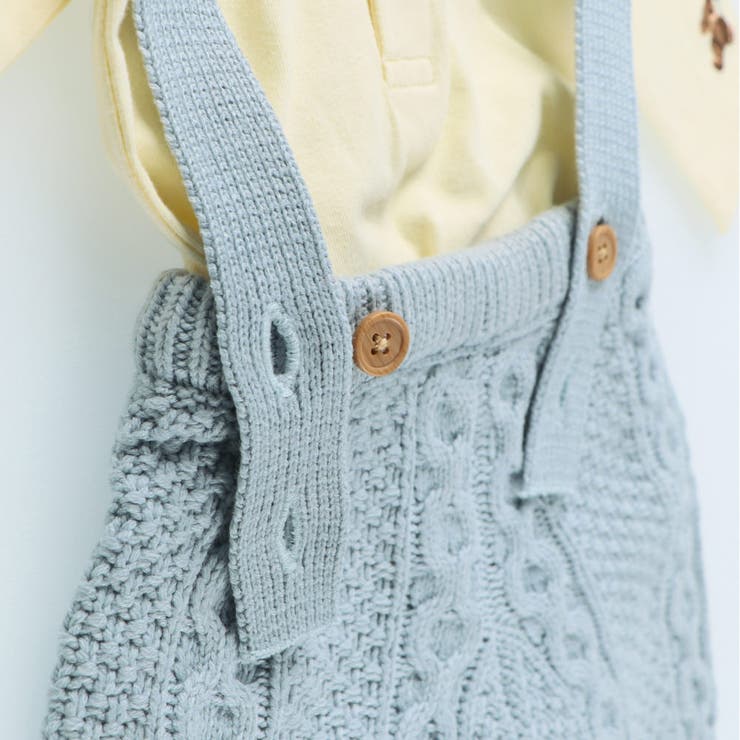 ニットサロペット＆衿付きボディスーツ | ブランシェス | 詳細画像6 