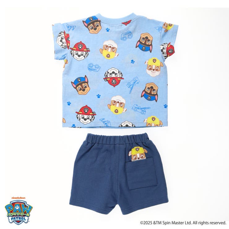 【PAW PATOROL（パウ パトロール）】総柄プリント半袖Tシャツ＆ボトムス… | ブランシェス | 詳細画像3 